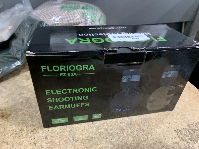Photo 1 of ***SEE NOTES***Floriogra 2 Pack Electronic Ear Protection for Shooting with 5X Sound Amplification,Gun Range Hearing Protection Muffs? NRR 26dB Noise Reduction Muffs for Gun Range and Hunting/Shooting