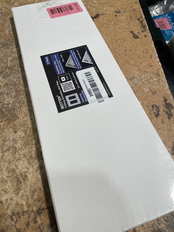 Photo 1 of (5 Pack) BESTTEN USWP6 Matte Snow White Screwless Decorator Wall Plate, 2-Gang Outlet Cover, Decor Switch Face Plate, H4.69” x W4.73”