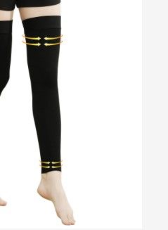 Photo 1 of 1 pc* small* Myshear Medical Compression Stockings for Women & Men, 20-30 mmHg Footless Thigh High Compression Socks, Long Graduated Compression Sleeves, Full Leg Pressure Support Hoses for Varicose Veins, Edema