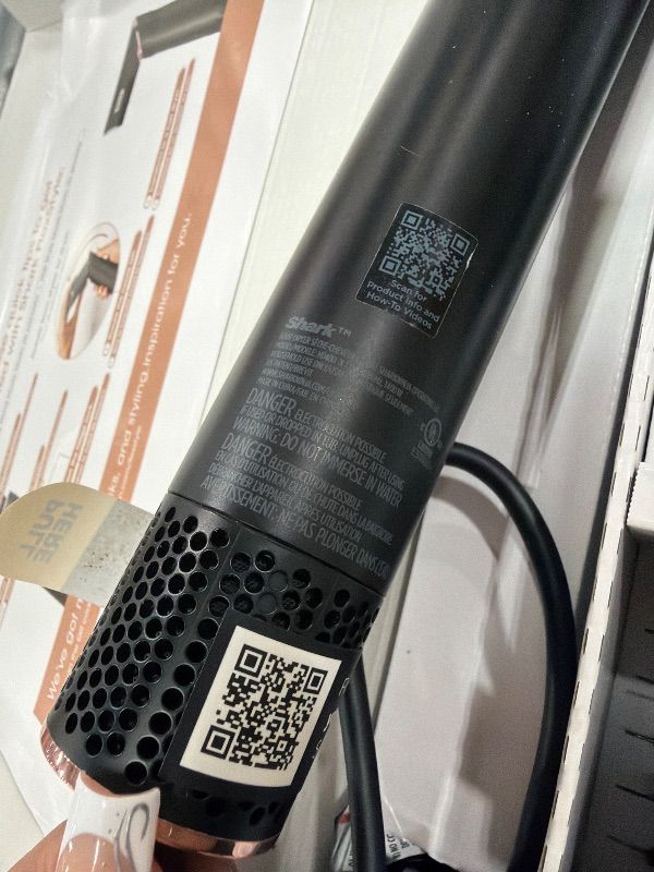 Photo 1 of **PARTS ONLY** Shark Hair Dryer | FlexStyle Hair Styling System | Portable & Powerful Blow Dryer Brush | Hair Curler & Volumizer | 6 Styling Tools Included | Best for All Hair Types | Black | HD440BK