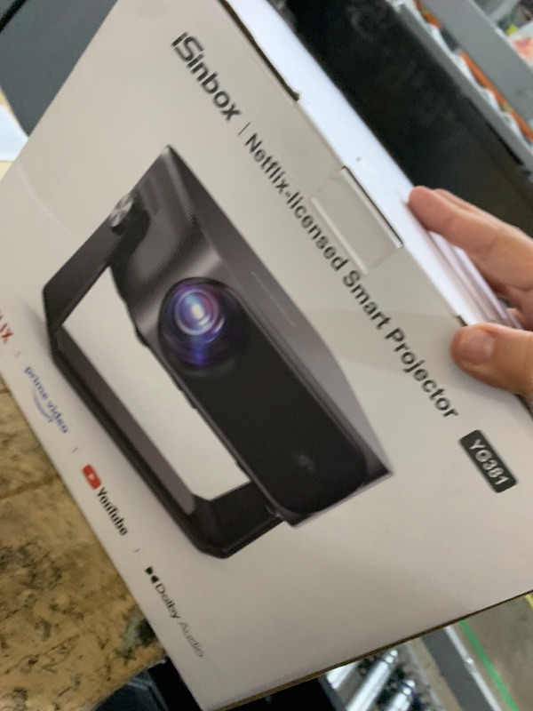 Photo 1 of [2000 ANSI/Auto Focus & Keystone/Built-in APP] 4K Outdoor Projector with Wifi and Bluetooth, Smart Portable Projector with Built in Apps YouTube/PrimeVideo & Dolby, Home Theater Projector with HDR10+