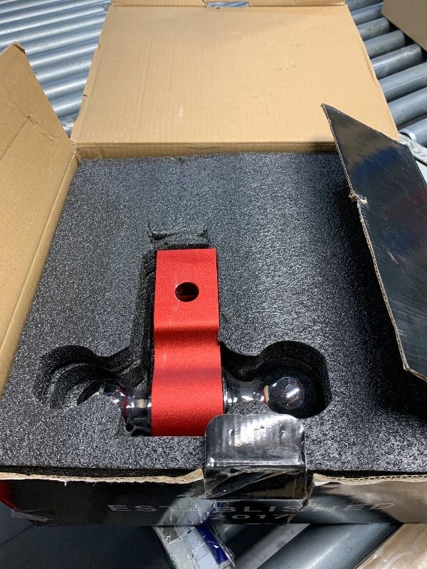 Photo 1 of ***MISSING PARTS = SEE NOTES***METOWARE Adjustable Trailer Hitch - Aluminum Tow Hitch Fits 2-Inch Receiver - Heavy Duty Drop Hitch with 8-Inch Drop/Rise for Truck (14,000 LBS GTW), Double Stainless Steel Locks & Hitch Pin, Red