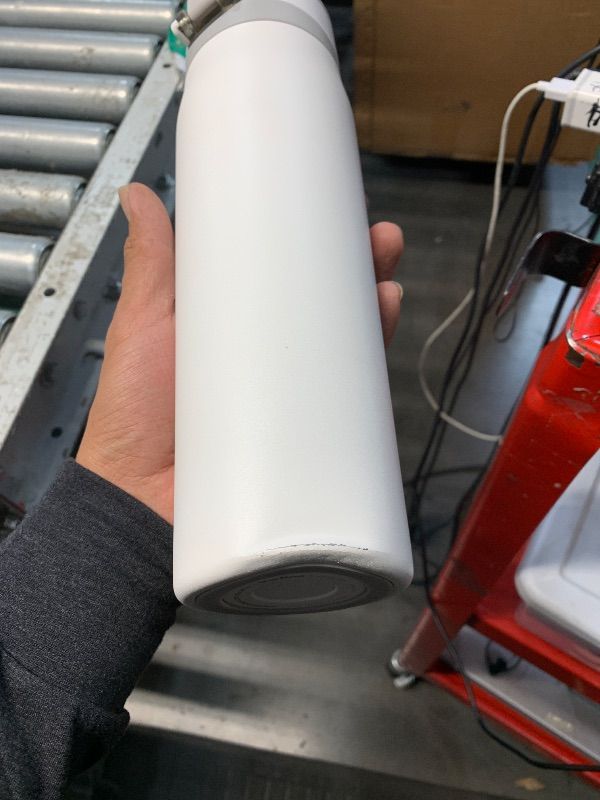 Photo 1 of ***DAMAGED - SEE NOTES/PICTURES***Simple Modern Mesa Loop Water Bottle with Covered Straw and Handle | 30oz Cup Holder Friendly Insulated Stainless Steel Bottles for Travel, Sports and School | Winter White