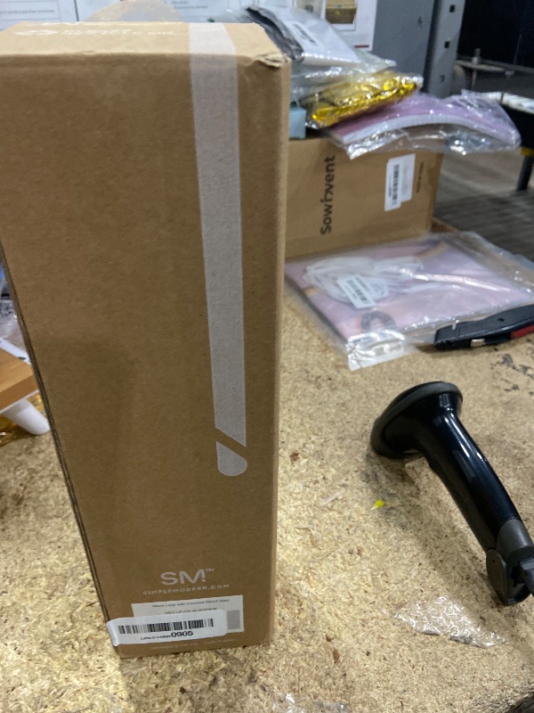 Photo 1 of ***DAMAGED - SEE NOTES/PICTURES***Simple Modern Mesa Loop Water Bottle with Covered Straw and Handle | 30oz Cup Holder Friendly Insulated Stainless Steel Bottles for Travel, Sports and School | Winter White