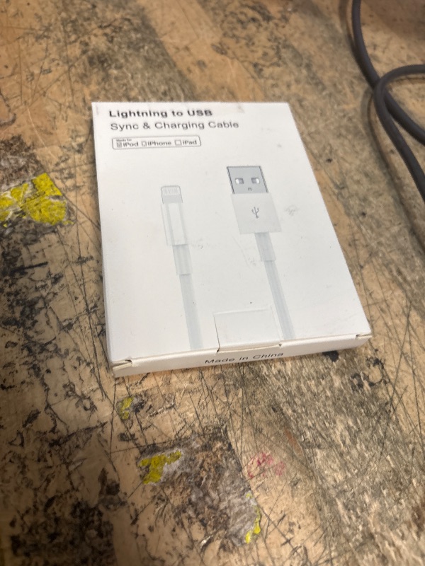 Photo 1 of [ Apple MFi Certified ] iPhone Charger 3ft, Lightning to USB Cable 3 Feet, Fast Apple Charging Cable Cord 3 Foot for iPhone 14 Pro Max/13 Pro Max/12 Mini /11 Pro/11/XS/XR/8/7/6s/6/5S/iPad/Air.