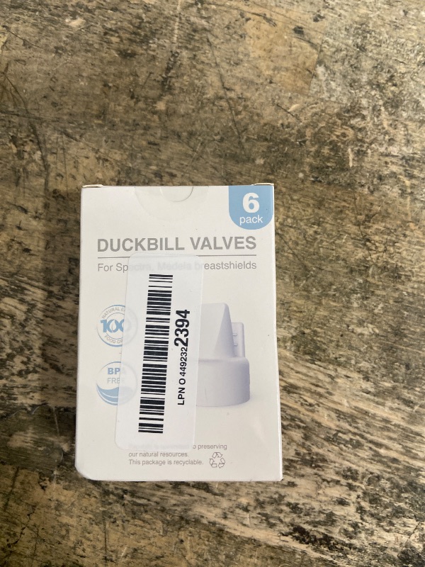 Photo 1 of [6-Count] Papablic Duckbill Valves, Replacement Milk Valves Compatible with Spectra S1 S2 & Medela Breast Pumps Parts Accessories, BPA & DEHP Free, Food-Grade Silicone, Easy to Clean, White