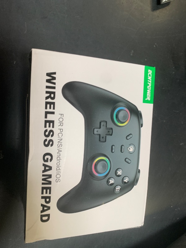 Photo 1 of ECHTPower Wireless PC Gaming Controller - Hall Effect Joystick, 2.4G & Wired 1000Hz Polling Rate, 800mAh Battery, Adjustable Turbo/Vibration - for PC/Switch/iOS/Android