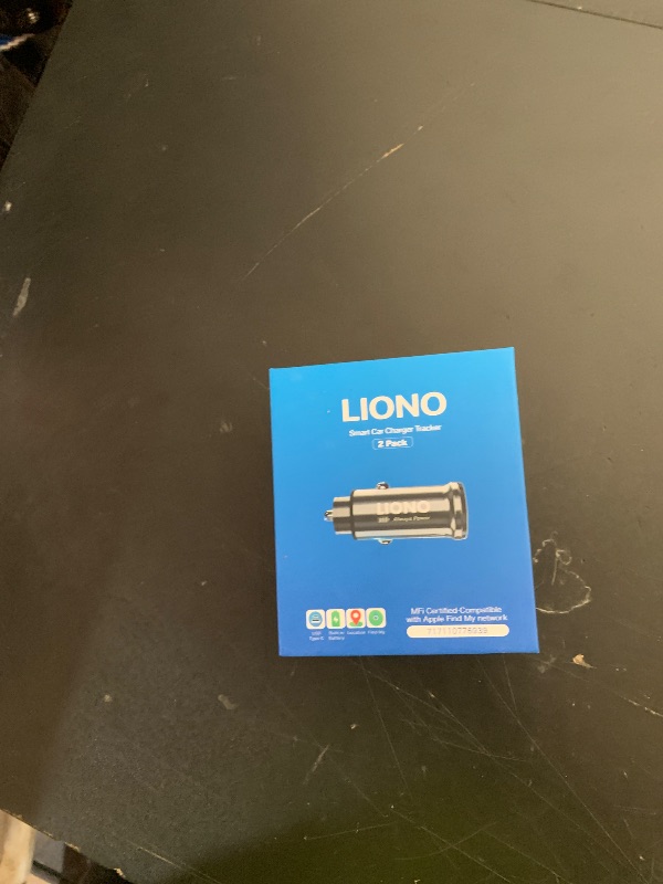 Photo 1 of LIONO Car GPS Tracker & Charger with Built-in Rechargeable Battery, GPS Tracker for Vehicles, Hidden Car Tracker for Anti-Theft & Parking Location, for Family& Fleets, No Monthly Fee, No SIM, iOS Only