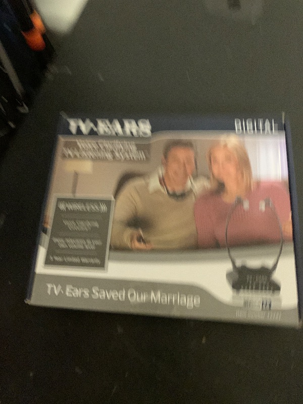 Photo 1 of TV Ears Digital Wireless Headset System for Seniors – Personal Volume Control, TV Hearing Device, No Audio Delay, Plug-N-Play, Works with Most TV Brands, Ideal for Hearing Impaired – Model 11741