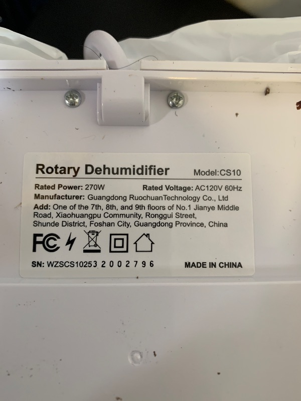 Photo 1 of Dehumidifiers for Home, 2000 Sq.Ft Small Dehumidifier with 3.3ft Drain Hose, 2.5L Tank, Timer Sleep Mode, Portable Dehumidifier for Basement, Bedroom, Bathroom (Sweet White)