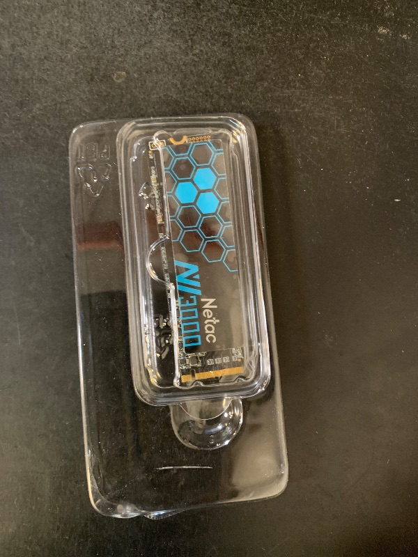 Photo 1 of Netac 1TB NVMe PCIe Gen3x4 M.2 Internal Solid State Drive Up to 3,100 MB/s with Aluminum Heatspreader 300TBW, Built for Gaming