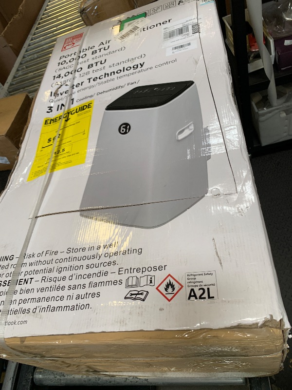 Photo 1 of AGTANA 14000 BTU Inverter Portable Air Conditioners, Dual Hose Portable AC for Large Room up to 700 sq. ft, 3-in-1 Self-Evaporating AC Units with Fan & Dehumidifier, Quiet Sleep Mode(42dB), Auto Swing
