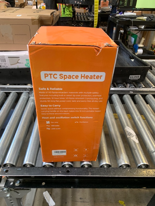 Photo 1 of Space Heaters for Indoor Use, CCGIRU 1500W Electric Fast and Safety Heaters with 70°Oscillating, Remote,PTC Ceramic Heater for Office Bedroom