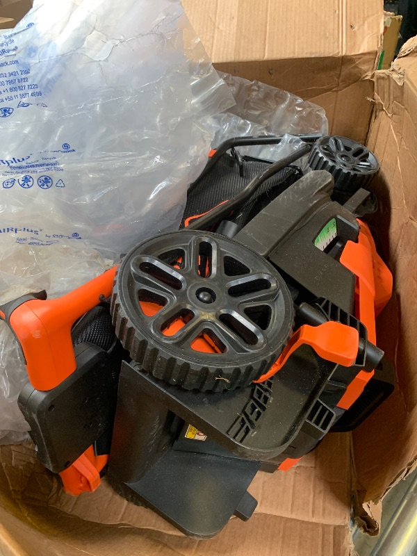 Photo 1 of 15 in. 10 AMP Corded Electric Walk Behind Push Lawn Mower

