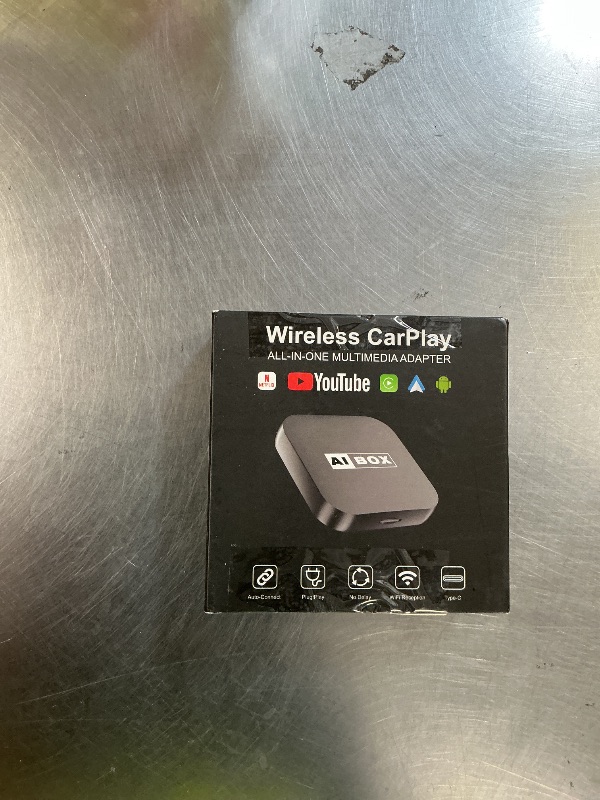Photo 1 of Wireless CarPlay Adapter 2026 Upgraded –AI Box Carplay Suitable for Apple iPhone & Android, with Compact Size, Plug-and-Play Convenience, and Fast, Stable Connection for CarPlay & Android Applications