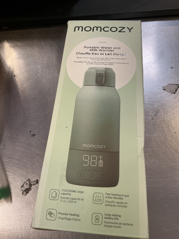 Photo 1 of Momcozy Portable Bottle Warmer for Travel – Dual Heating Modes for Breast Milk & Water, Portable Milk Warmer with Fast Heating & Long Battery Life, 17 Ounces Large Capacity to Meet Your All-Day Needs