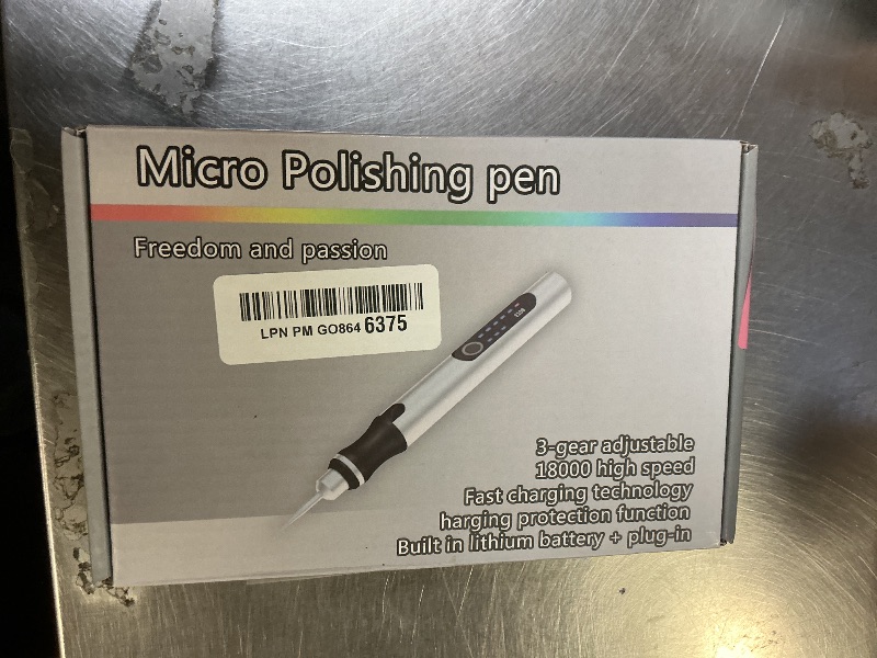 Photo 1 of HOTROSE Electric Engraving Pen with 37 Bits, USB Rechargeable Cordless Engraving Machine, Portable DIY Rotary Engraver for Jewelry Wood Glass Stone Carving (Silver)