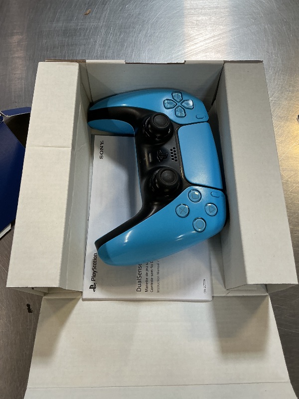 Photo 1 of PlayStation DualSense™ Wireless Controller – Starlight Blue - For PS5, PC, MAC & Mobile