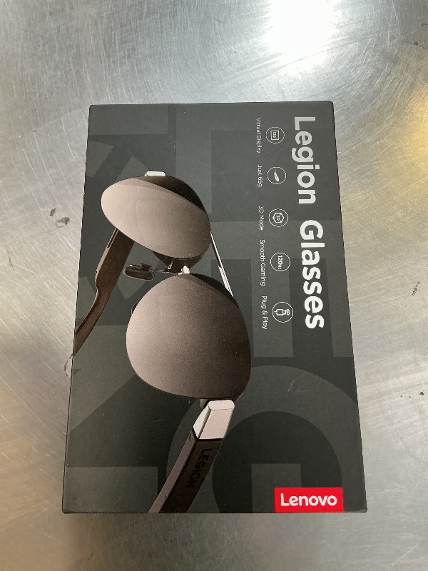 Photo 1 of Lenovo Legion Glasses Gen 2 - Micro-OLED Personal Wearable Monitor for Gaming & Movies, FHD 120Hz Plug-and-Play Display for Lenovo Legion Go & USB-C Devices, High-Fidelity Audio & Privacy