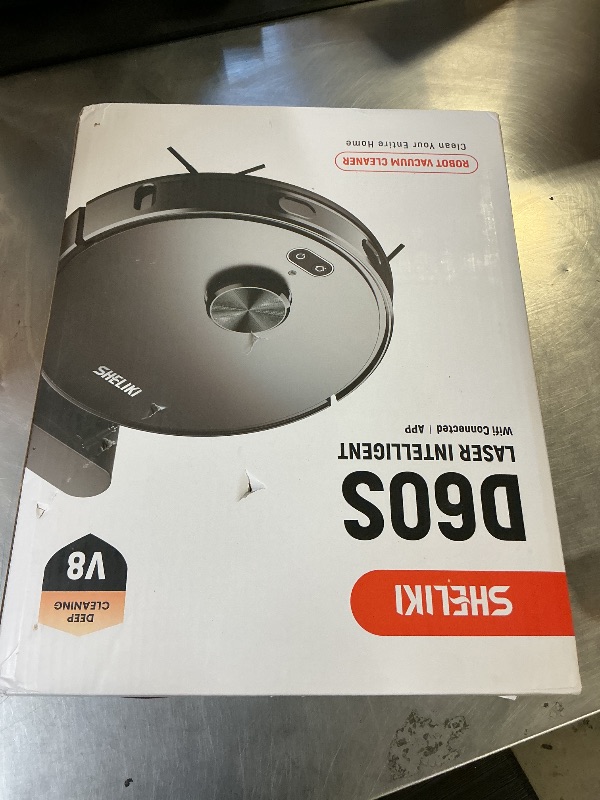 Photo 1 of SHELIKI Robot Vacuum and Mop, Mapping Robotic Vacuums Cleaner with LiDAR Navigation Smart & Strong Suction, WiFi/App/Alexa/Voice Control, Obstacle Avoidance, for Home, Wood/Hard Floors, Pet Hair