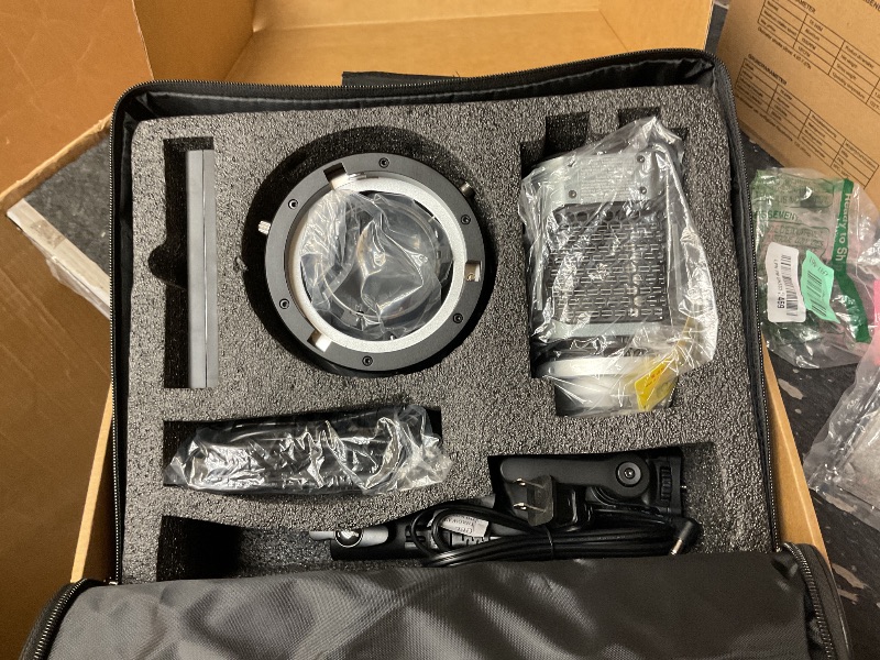 Photo 3 of NEEWER MS60C RGBWW LED Video Light with 2.4G/APP Control, 65W Metal Mini RGB COB Continuous Output Lighting Bowens Mount Handheld Spotlight 2700K-6500K,8300lux/1m, CRI 97+/TLCI 98+,17 Effects + RGBCW