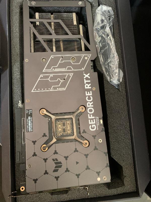 Photo 1 of ASUS TUF Gaming NVIDIA GeForce RTX™ 4080 Super OC Edition Gaming Graphics Card (PCIe 4.0, 16GB GDDR6X, HDMI 2.1a, DisplayPort 1.4a)