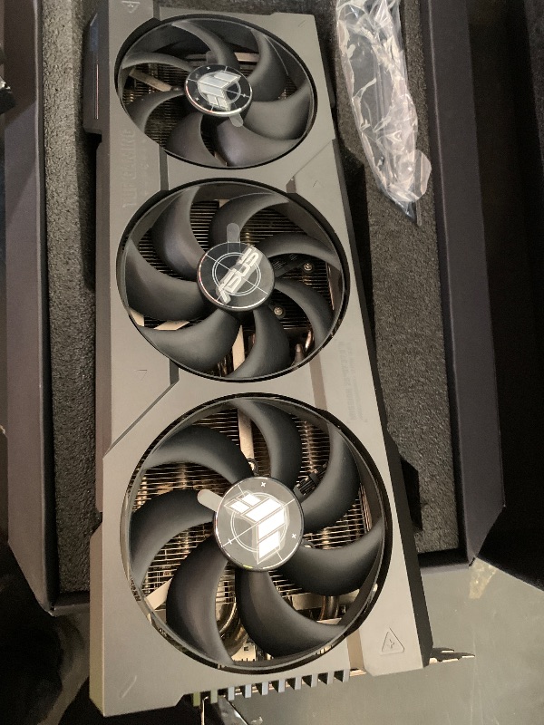 Photo 1 of ASUS TUF Gaming NVIDIA GeForce RTX™ 4080 Super OC Edition Gaming Graphics Card (PCIe 4.0, 16GB GDDR6X, HDMI 2.1a, DisplayPort 1.4a)