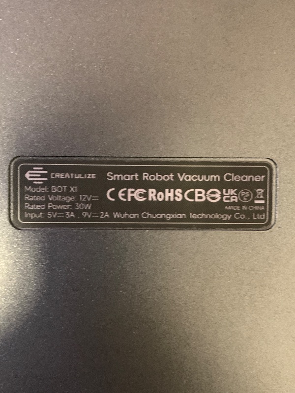 Photo 1 of CREATULIZE X1 Robot Bed Vacuum, Automatic Mattress Vacuum Cleaner with Intelligent Path Planning, UV-C Light, HEPA Filter, One-Click 100% Dust & Pet Hair Removal for Bed, Mattress, Sofa, Carpet