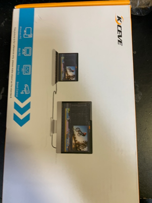 Photo 1 of KVM Switch 3 Monitors 4 Computers HDMI + DisplayPort, KCEVE USB 3.0 DP KVM Switcher, 8K@30Hz/4k@144Hz DP KVM for 4 PC Share 3 Display and 4 USB 3.0 Devices