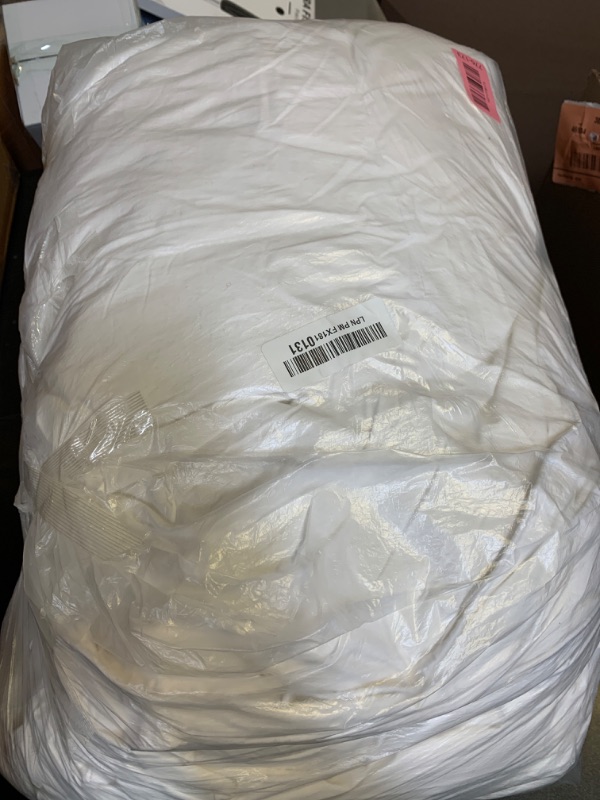 Photo 1 of Cosybay Twin Size Feather Down Fiber Comforter - Ultra Soft 100% Cotton Duvet Insert, All Season Hotel Luxury Bedding with Corner Tabs, 68"x90" White