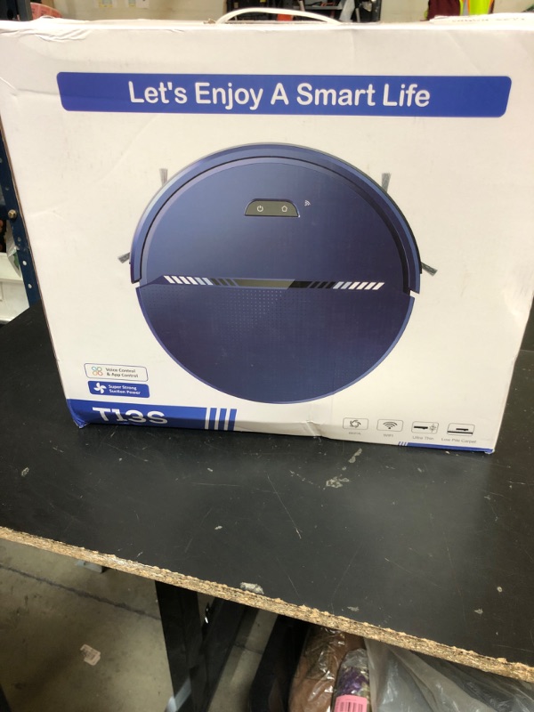 Photo 1 of XIEBro Life Robot Vacuum and Mop Combo, 8000Pa Suction Automatic Vacuum Robot with Mop 2 in 1, APP/Voice/Remote Control, Self-Charging, Slim, Ideal for Hard Floor, Pet Hair, Carpet