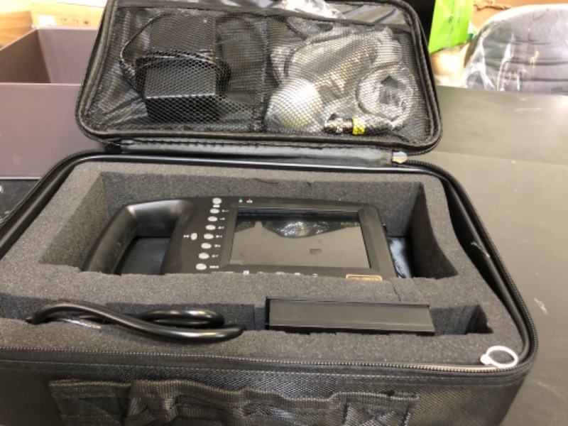 Photo 1 of Portable Ultrasound Machine for Pregnancy - Digital Sonogram Machine with 3.5 MHz Probe and 8-Color Panels - Perfect for Sheep, Dogs, Cats, and Pigs Pregnancy Testing