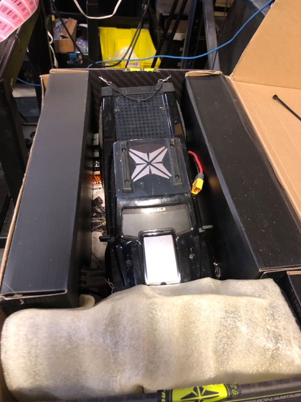 Photo 1 of RIAARIO 1/10 Brushless RC Cars, Monster Truck, 50+ MPH, 4WD, Waterproof, Carbon Fiber, Black, Ages 8+