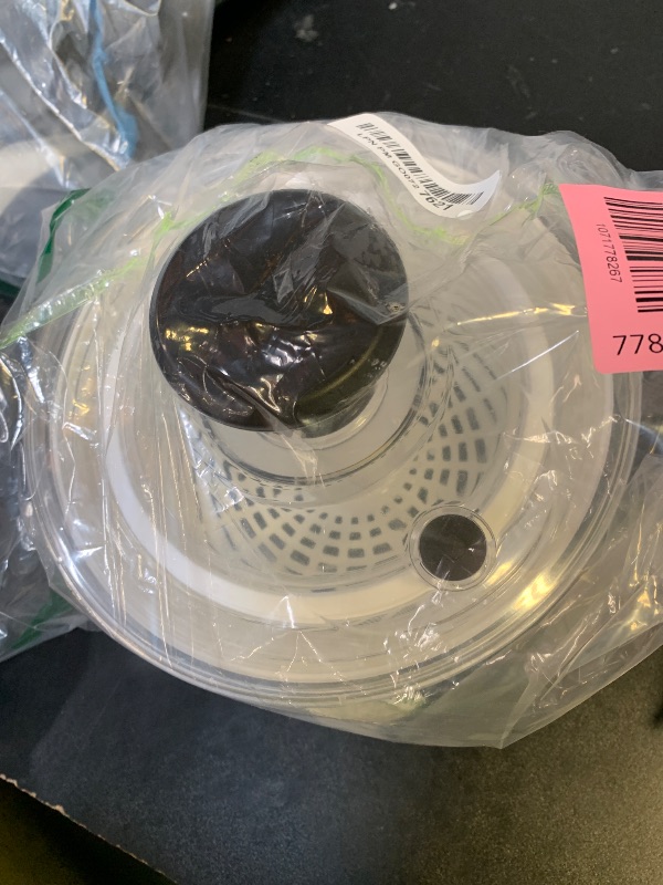 Photo 1 of CAROTE 3.8 Qt Salad Spinner Small Lettuce Spinner Plastic Vegetable Fruit Washer, Vegetable Cleaner Salad Cleaner Lettuce Washer, Non-Slip Base, BPA-Free