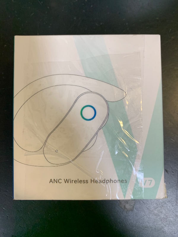 Photo 1 of GNMN Active Noise Cancelling Ear Buds Wireless Earbuds 96hrs Playback Bluetooth Headphones Dual Battery Display Stereo Bass Earphones with Earhooks Microphone IPX7 Waterproof Headset for Sports/Gym