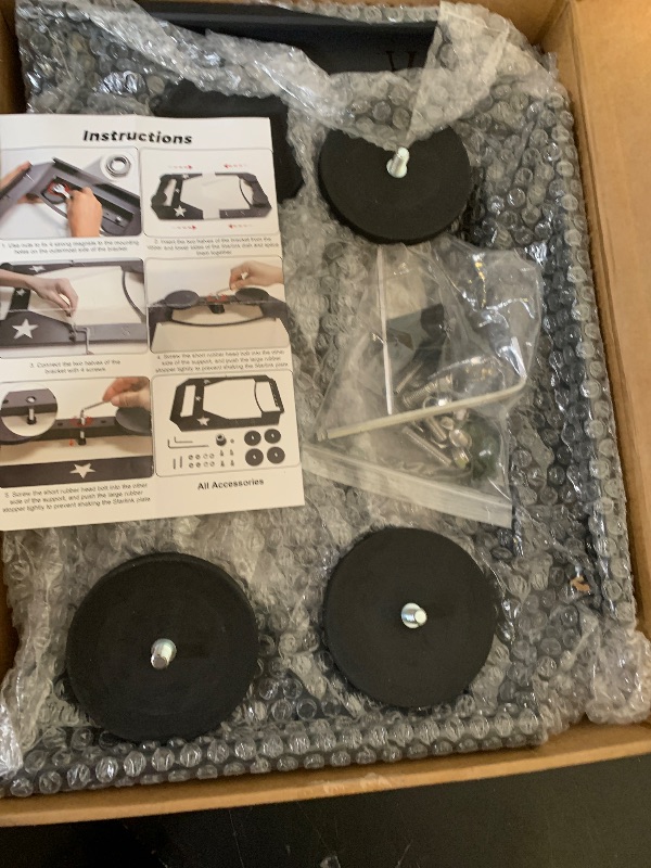 Photo 1 of Ybervont Starlink Gen 3 Flat Mount Kit, Starlink Standard Dish Magnetic Quick Release Roof Mount Kit for RV, Vans, Boat, Overlanding