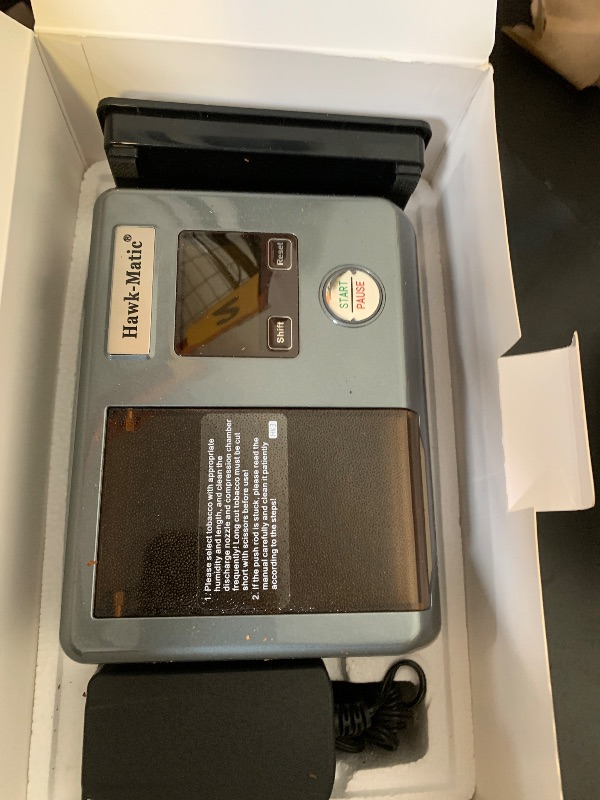Photo 1 of HawkMatic HK3+ Automatic Electric Cigarette Injector Machine Cigarette Rolling Machine