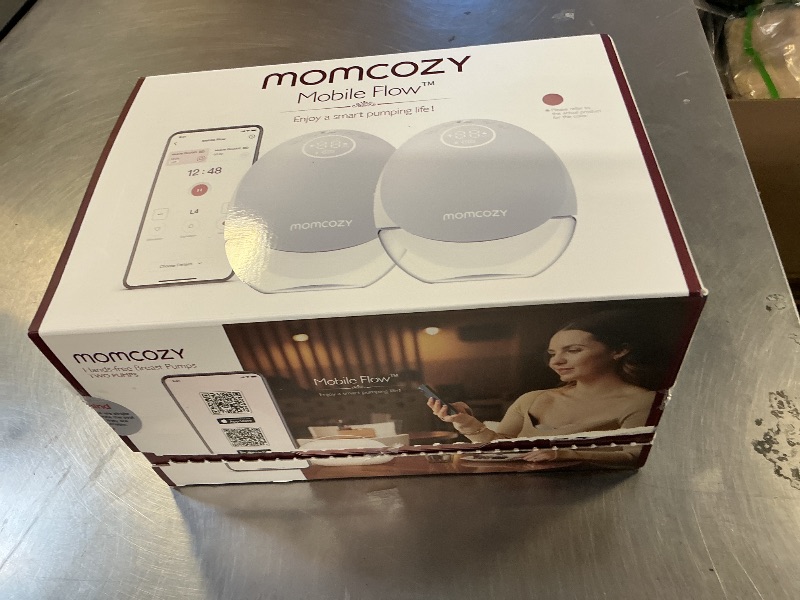 Photo 1 of Momcozy Wearable Breast Pump, Hands Free Upgraded Mobile Flow | M9, App Discreet Control with Personalized Multi-Modes & 15 Levels, Wearable Breast Pump 24mm, 2 Pack Cozy Red
