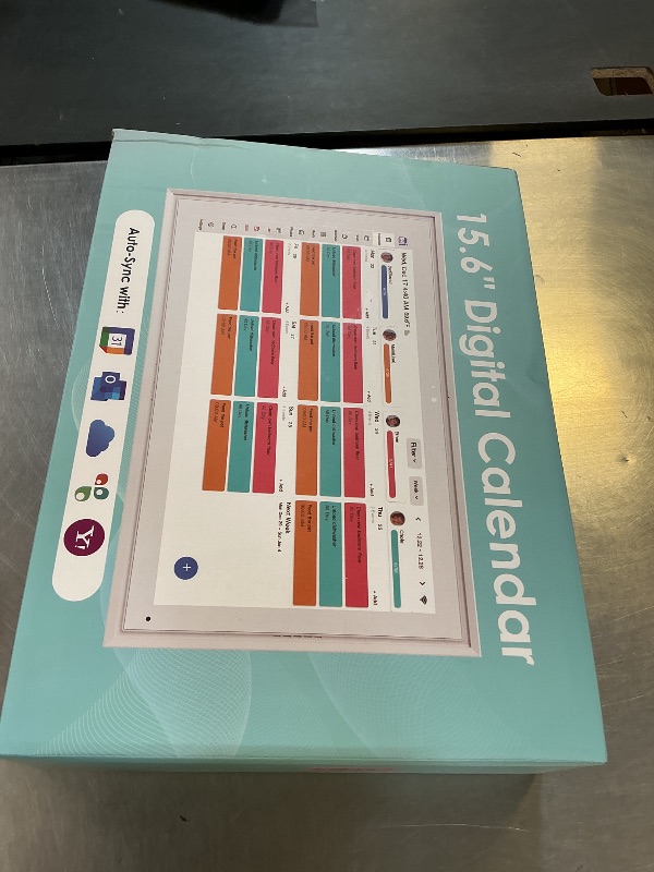 Photo 1 of 15.6" Electronic Wall Calendar & Digital Family Planner, 2K Smart Touchscreen Display with Video Call, Chore Chart & Shared Family Schedule, 4+64GB, Wall or Desk Mount, Interactive Calendar Organizer
