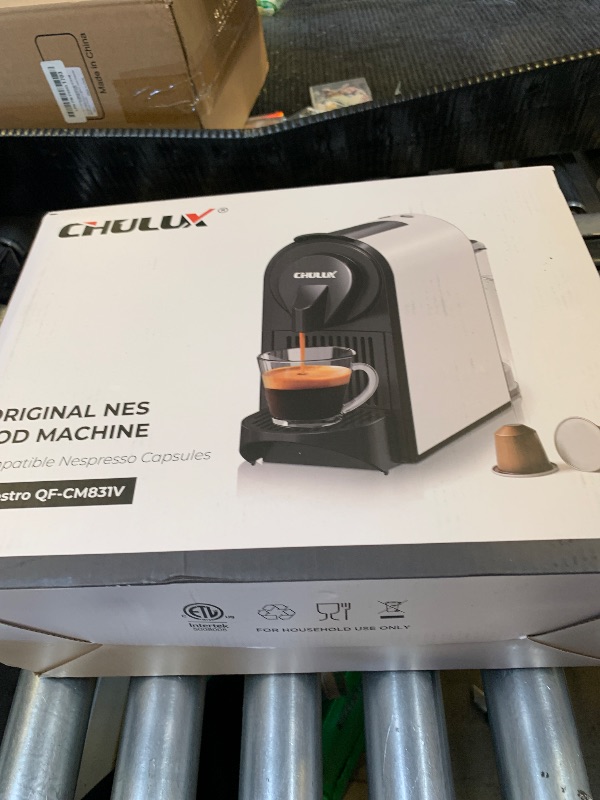 Photo 1 of CHULUX Upgrade Bafè-Pro Espresso Machine for Nes Original Pods, 20Bar Rapid Extraction Home Espresso Coffee Maker for Espresso & Lungo, Black