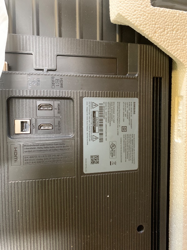 Photo 1 of FOR PARTS, DOES NOT FUNCTION*************Samsung 43-Inch Class Crystal UHD U8000F 4K Smart TV (2025 Model) Endless Free Content, Crystal Processor 4K, MetalStream Design, Knox Security, Alexa Built-in