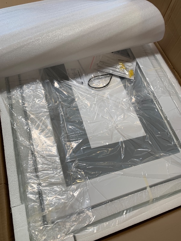 Photo 1 of DIDIDADA 48x30 Inch Backlit Lighted LED Mirror for Bathroom Wall 48 Inch LED Bathroom Vanity Mirror with Lights Bathroom LED Vanity Mirror Antifog 3 Color Dimmable Backlit Light up Smart LED Mirrors