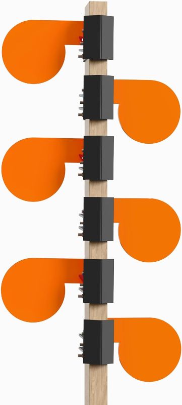 Photo 1 of 6" X 3/8" AR500 Dueling Tree Paddle Kit, DIY Reactive Auto-Reset Shooting Targets for 2x4 Wood, Steel Targets for Shooting Training
