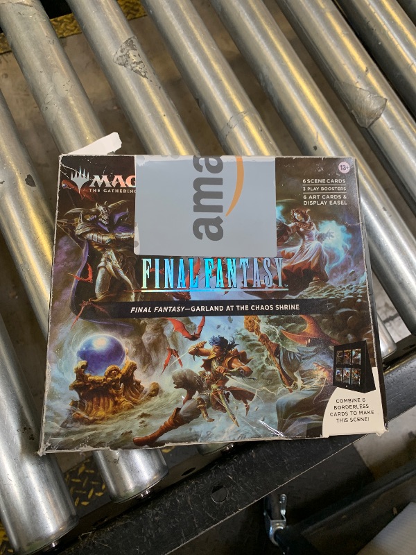 Photo 1 of Magic: The Gathering - Final Fantasy VIII Scene Box - Children of Fate | 6 Foil Borderless Scene Cards, 6 Art Cards, 3 Play Boosters + 1 Display Easel