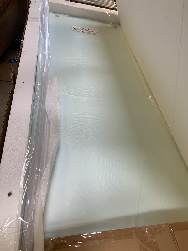 Photo 1 of Mainzel Frameless Sliding Shower Door, 56-60" W × 76" H, Shower Glass Door, SGCC-Certified 3/8" (10 mm) Tempered Glass, Double Sided Easy Clean,Walk-in Shower Door, Minimalist Style, Silver (factory sealed)