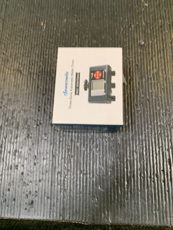 Photo 1 of DEWENWILS Sprinkler Timer 3 Zone, Water Timer with 4 Programmable Procedures, Hose Faucet Watering with Automatic/Rain Delay/Manual Mode, Outdoor Irrigation Controller for Lawn, Garden