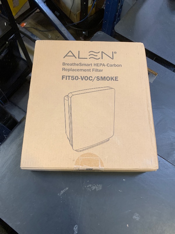 Photo 1 of Alen Air Filter FF50-VOC/Smoke Replacement HEPA Filter for BreatheSmart FIT50 Air Purifier - Captures Allergens & Dust + VOCs & Smoke (1 Filter)