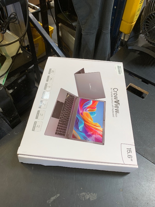 Photo 1 of NON-FUNCTIONAL, PARTS ONLY-----------------------------------------------------ELECROW 15.6 Inch Portable Monitor with Keyboard, Lapdock Display with Built-in Battery & RPi5 Adapter, 1080P FHD IPS USB C Computer Monitors Compatible with Raspberry Pi, PC, 