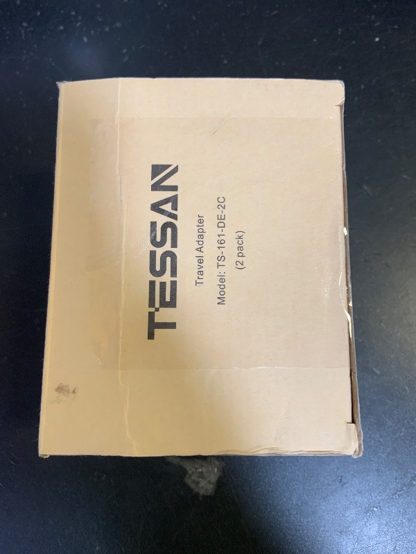Photo 1 of TESSAN 2 Pack Type E F Plug Adapter (2 USB-C), France Spain South Korea Power Adapter with 4 Outlets 3 USB, European Travel Adaptor for US to Germany Iceland Greece Portugal