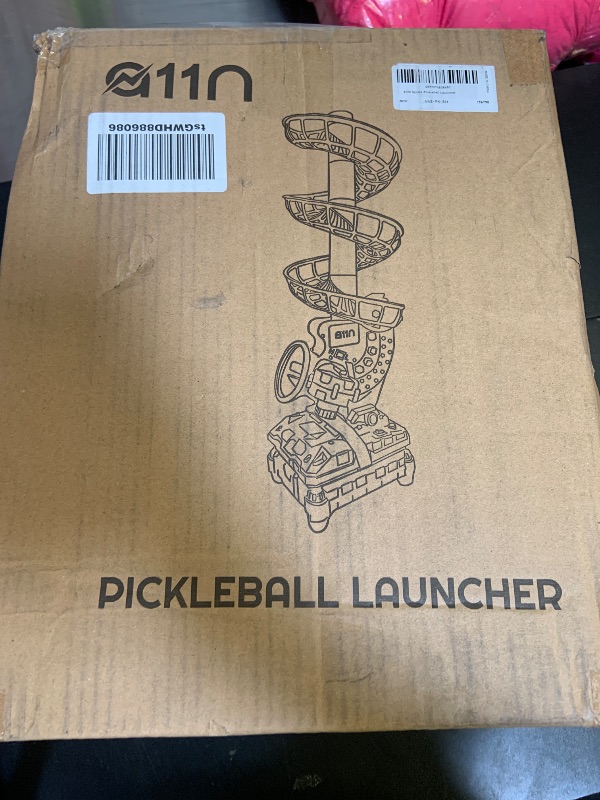 Photo 1 of A11N SPORTS Pickleball Automatic Launcher – Adjustable Speed, Spin & Angles for Dinks, Chops, Volleys & Serves – Auto Swing for Forehand & Backhand Training – Indoor/Outdoor Use for All Skill Levels